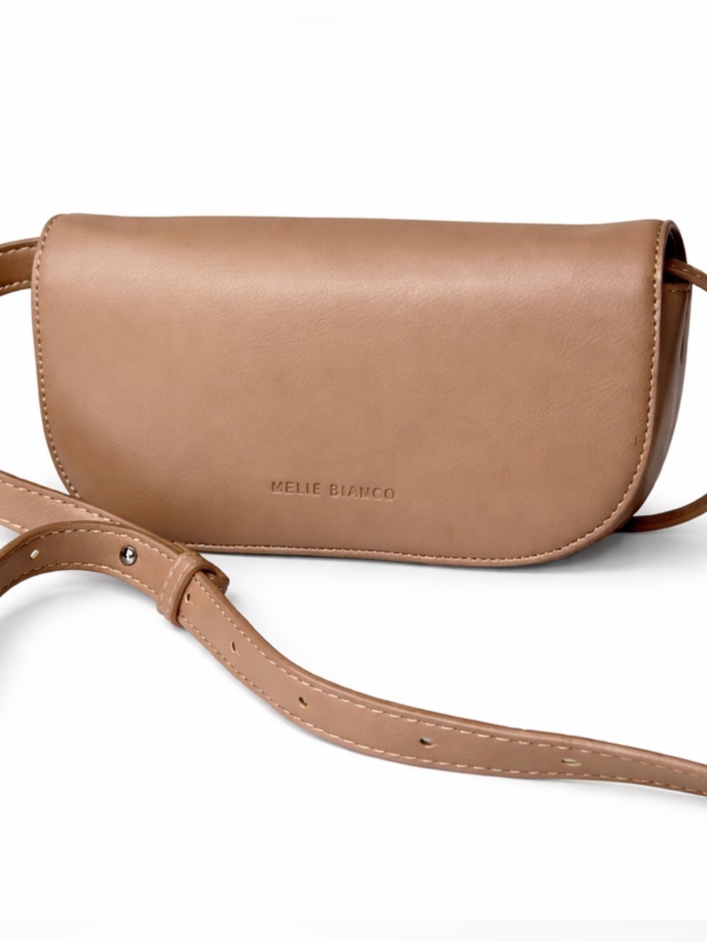 Melie Bianco Vegan Leather‎ Shoulder Bag Adjustable Strap